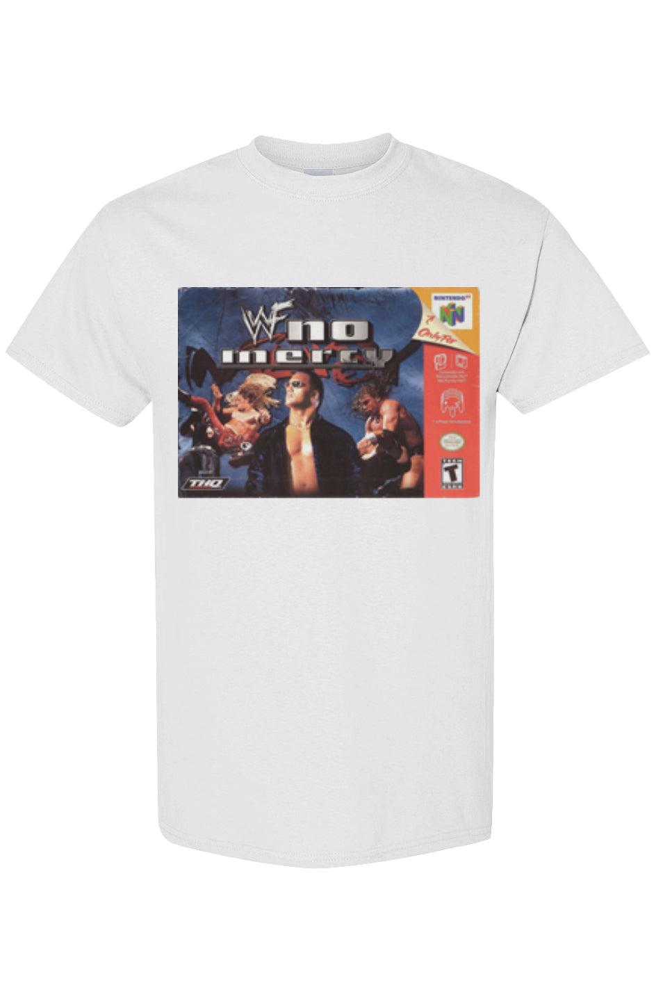 WWF NO MERCY N64 NOSTALGIA TEE